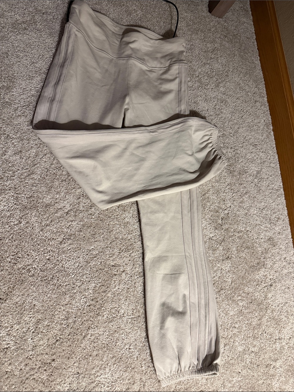 Adidas cream Jogger Sweatpants